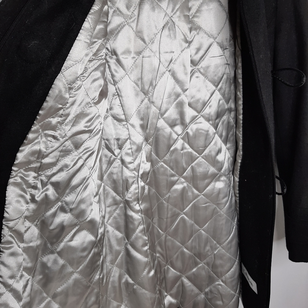 Calvin Klein Women's Wool Duffle Coat Size 6 - Picture 2 of 8